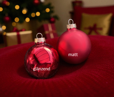 Weihnachtskugeln personalisiert - Christbaumkugeln - Baumkugeln mit Namen - Weihnachtsschmuck